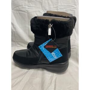 Tundra Women's Boots Size 8 Black SALLE New in Box Waterproof Winter Snow